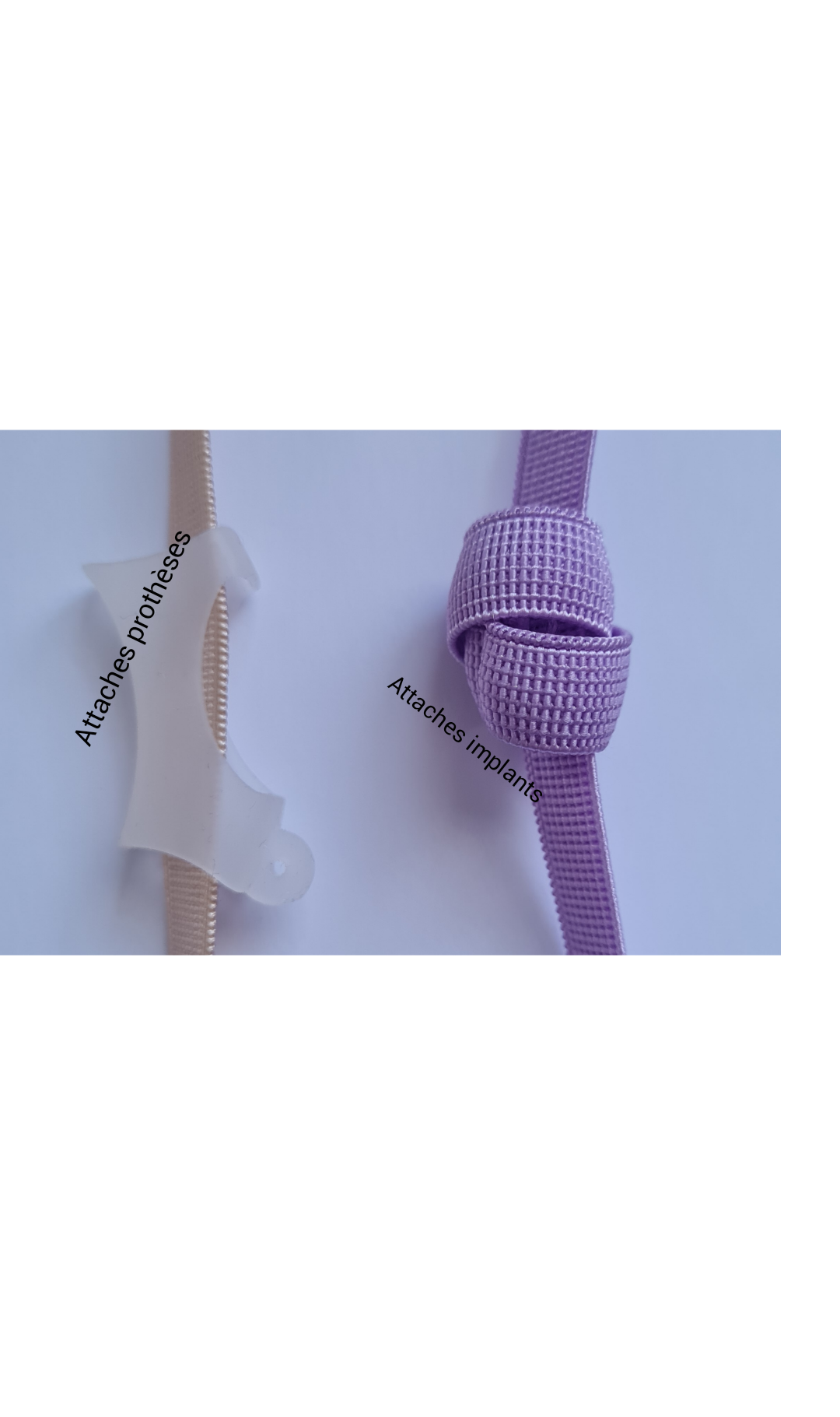 Bandeau antidérapant fin 10 mm pour maintien implant cochléaire et prothèses auditives taille réglable bretelles d oreille