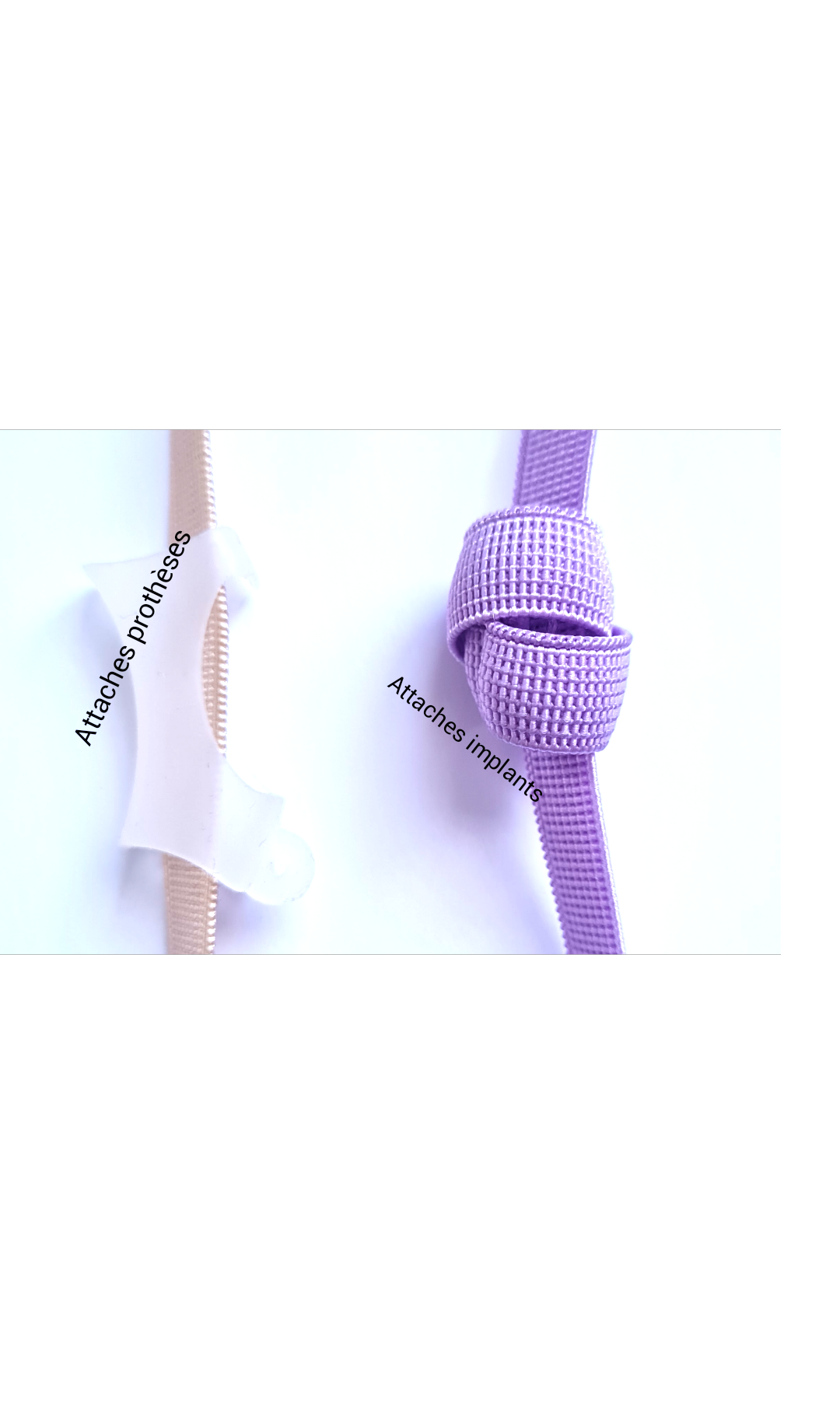 Bandeau antidérapant pour implant cochléaire et prothèses auditives pour fille 10 mm de large couleur légèrement brillante