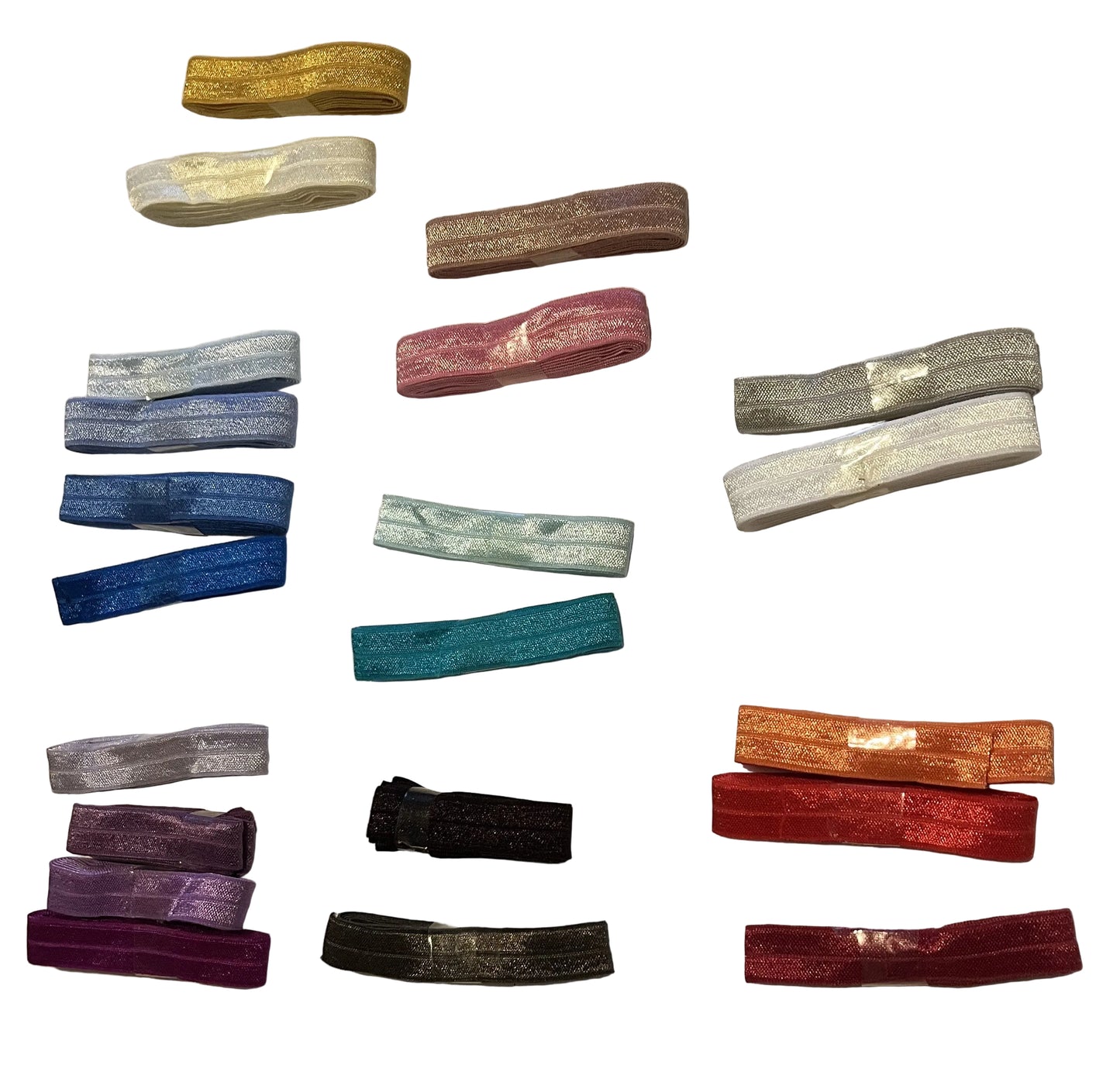 Bandeau uni ajustable en satin pour implants cochleaires et aides auditives