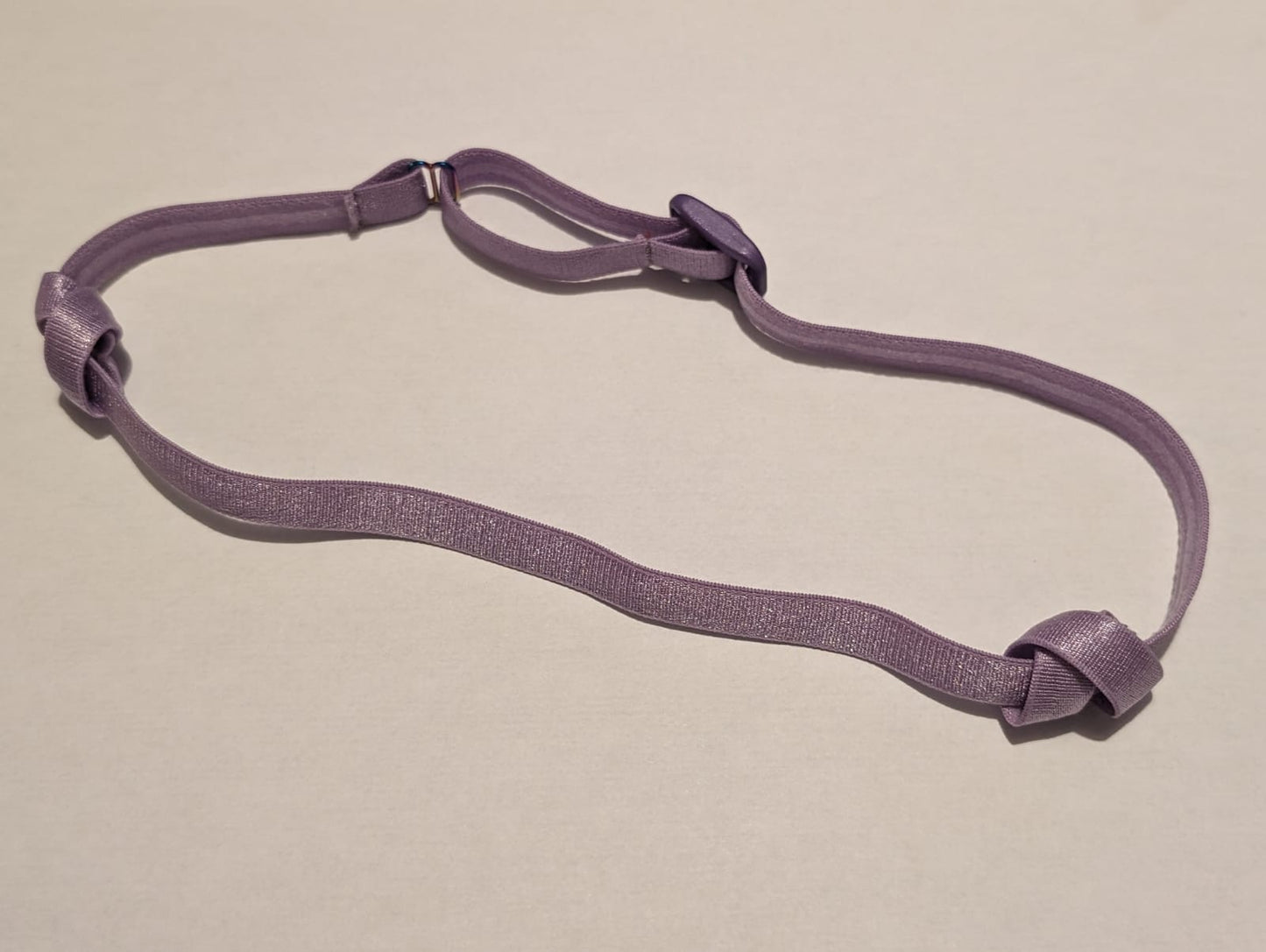 Bandeau antidérapant pour implant cochléaire et prothèses auditives pour fille 10 mm de large couleur légèrement brillante