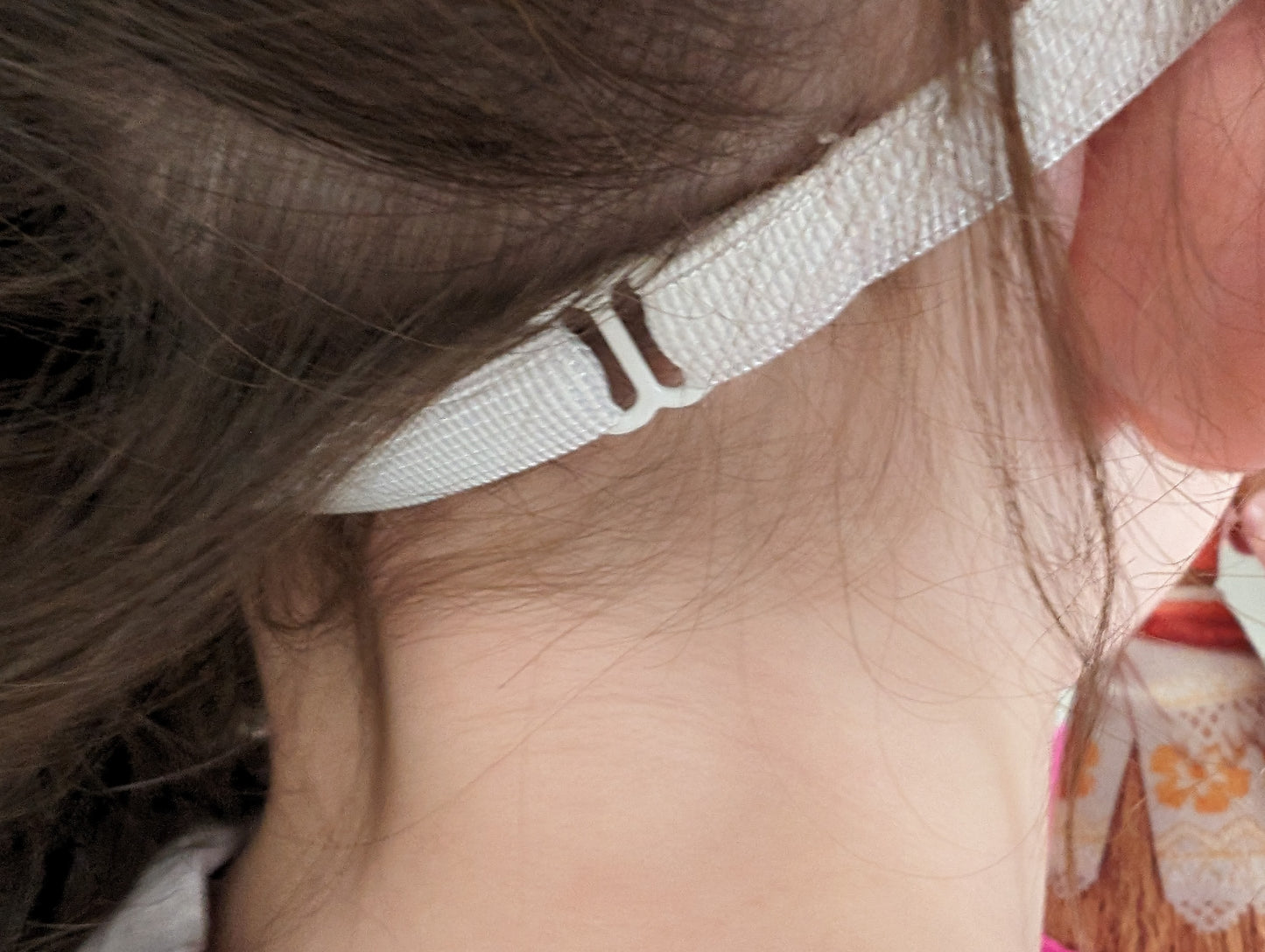 Bandeau antidérapant fin 10 mm pour maintien implant cochléaire et prothèses auditives taille réglable bretelles d oreille