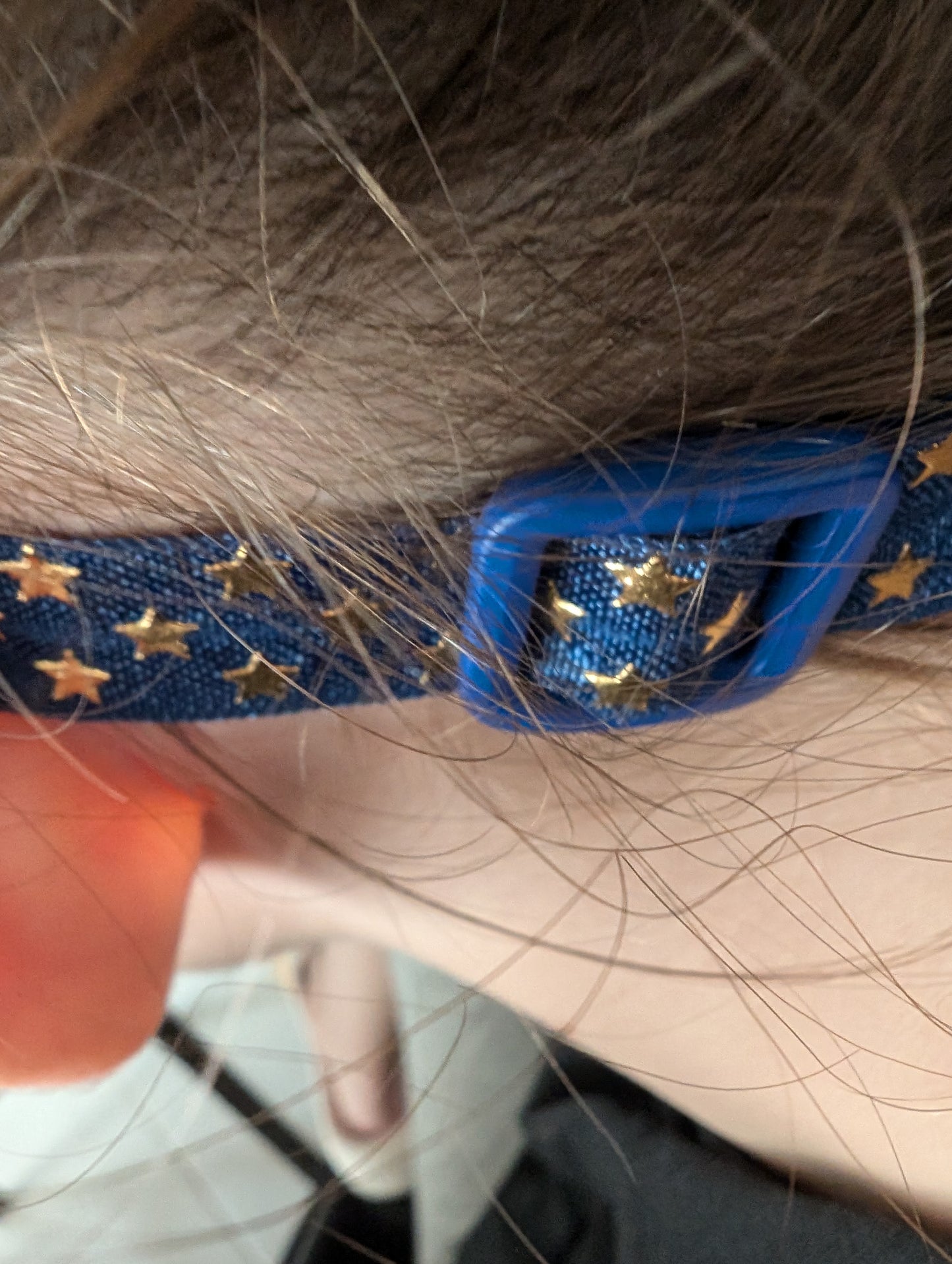 Bandeau pour implant cochléaire et prothèse auditive taille ajustable serre tête anti perte étoile