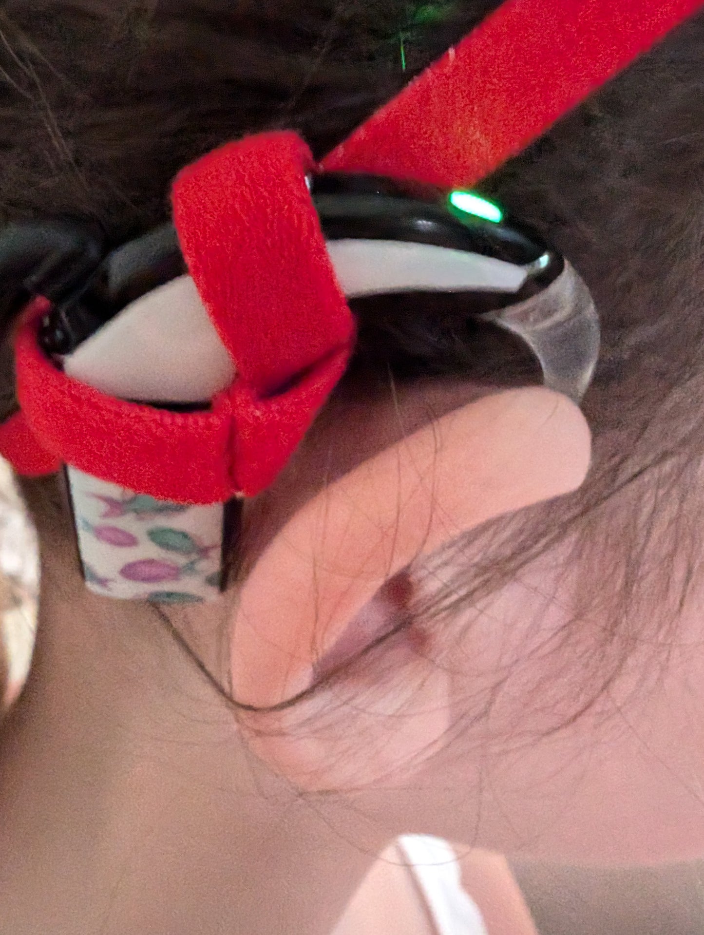 Bandeau antidérapant pour implant cochléaire et prothèse auditive taille extensible serre tête anti perte avec petit nœud