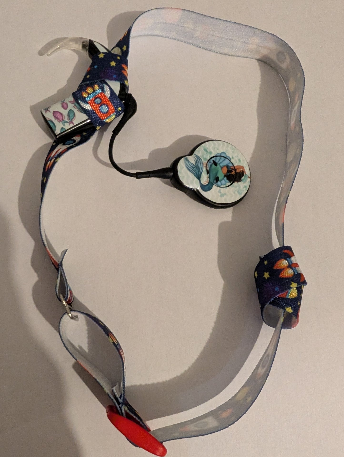 Bandeau maintien implant cochléaire et prothèses auditives pour garçon - Bretelles d oreilles - Securite enfant anti perte pour protheses