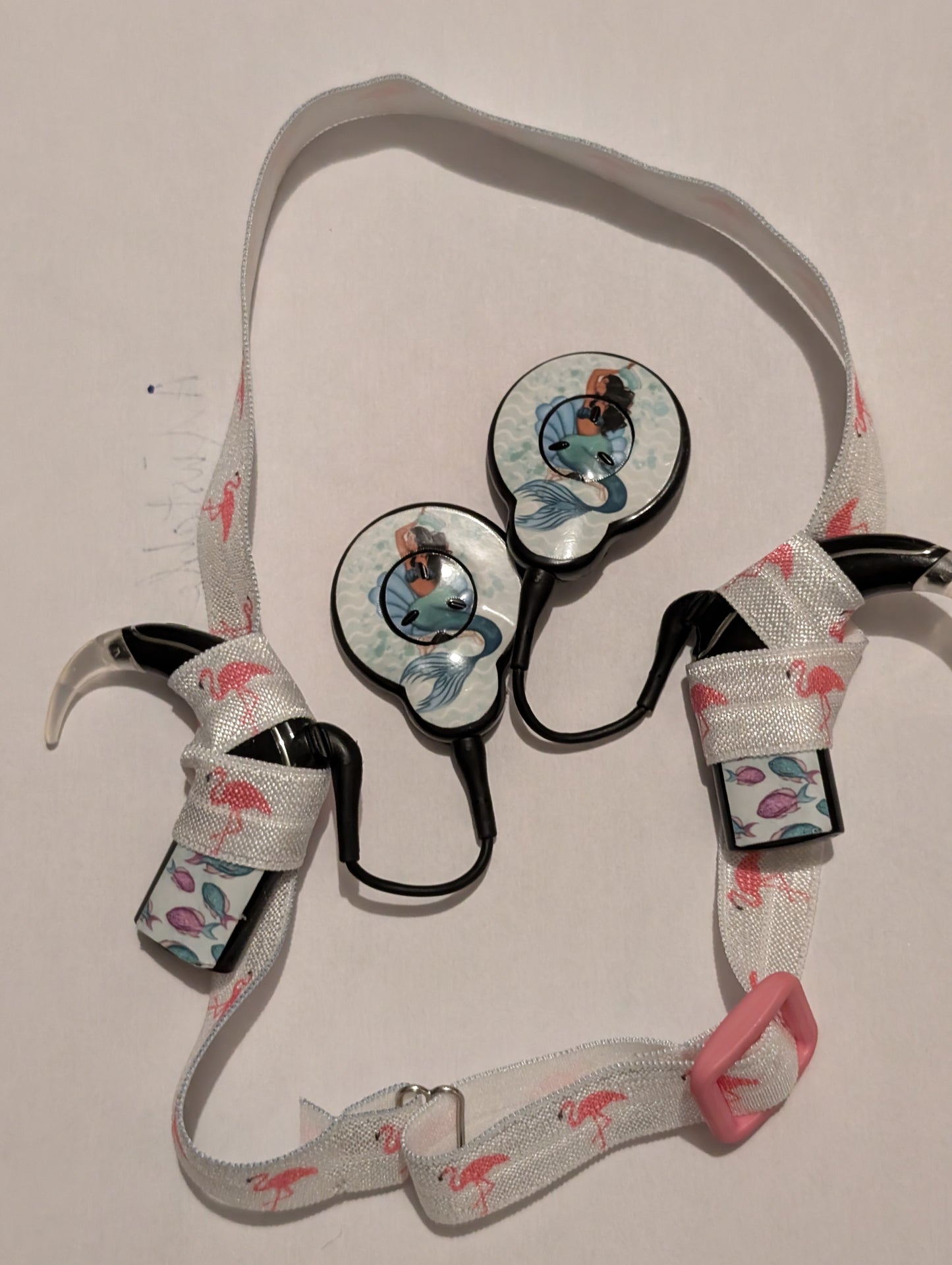Bandeau réglable pour prothèses auditives et implant cochléaire bretelles d oreille sécurité anti perte