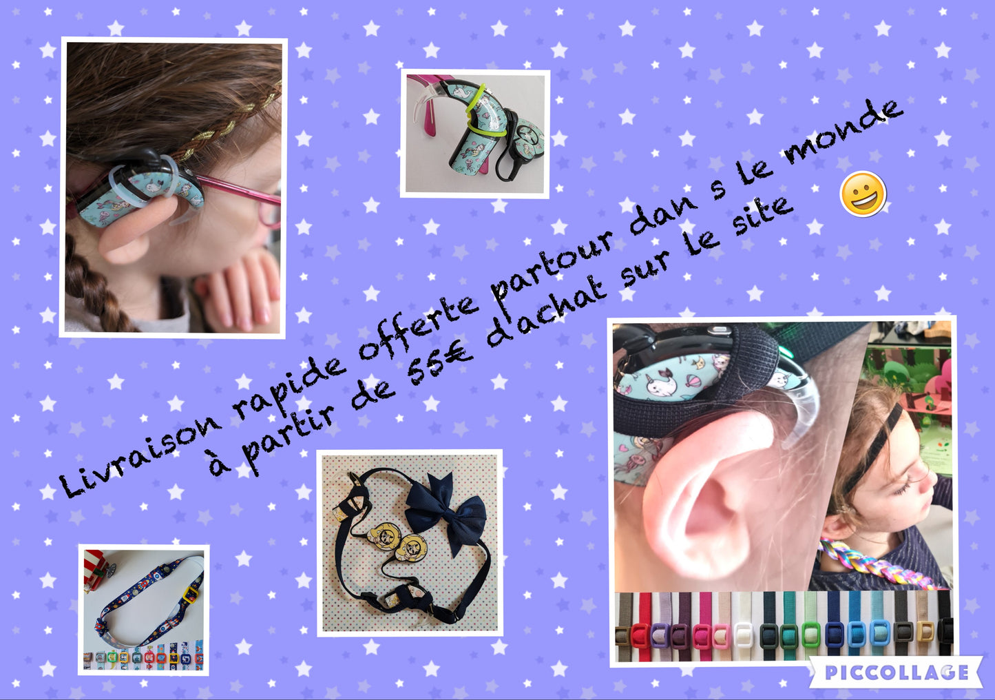 Accessoires fixation implants et prothèses pour les lunettes