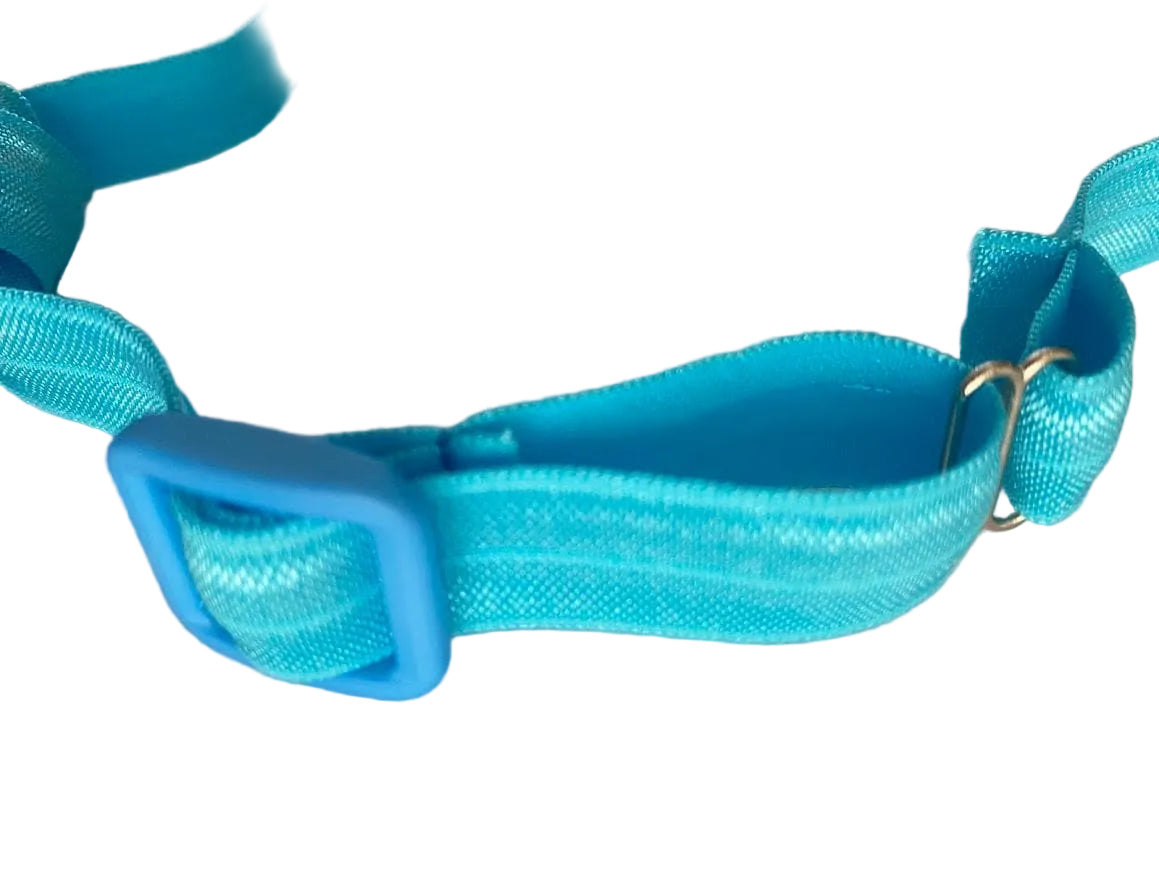 Bandeau ajustable antidérapant satin pour implant cochléaires et prothèse auditives
