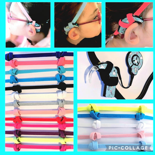 Bandeau antidérapant sport pour enfant  taille unique extensible pour maintien implant cochléaire et prothèses auditives