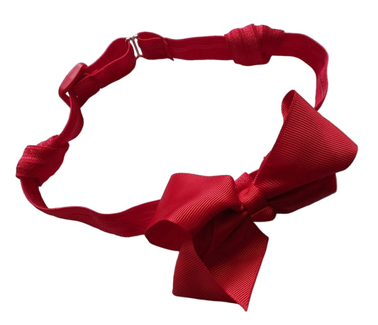 Bandeau en satin antidérapant avec nœud ou fleur coulissant pour implant cochléaire  et prothèses auditives