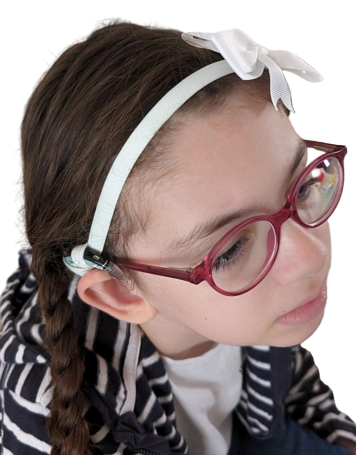 Bandeau antidérapant avec joli nœud pour bébés et jeunes enfants