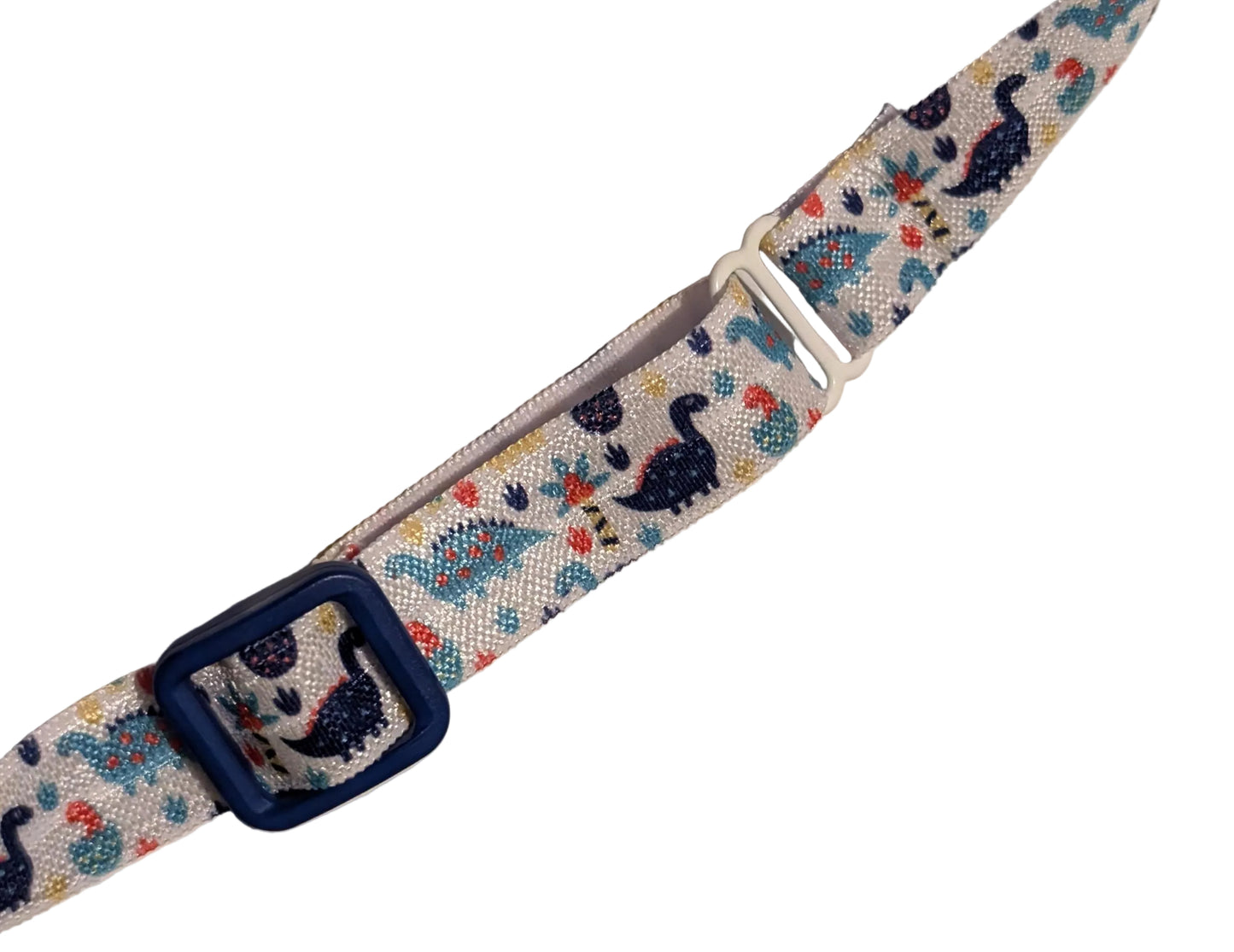 Bandeau ajustable  pour implant cochléaire et prothèses pour enfants et bébés motif Dino