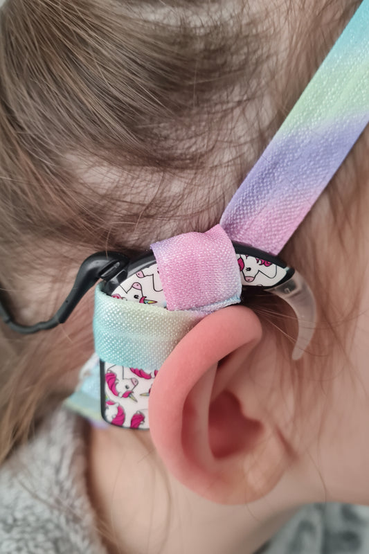 Bandeau réglable  pour implant cochléaires et prothèses auditives