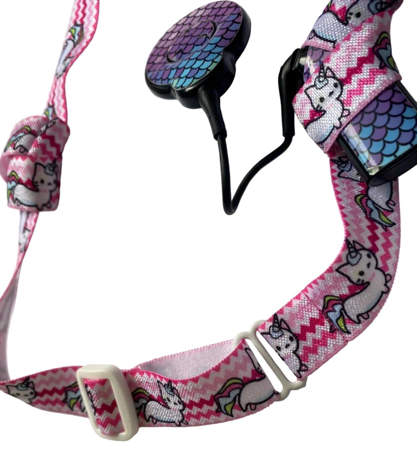 Bandeau ajustable pour implant cochleaire et aides auditives caticorn