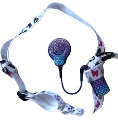 Bandeau ajustable pour implant cochleaire et prothese auditive style adams