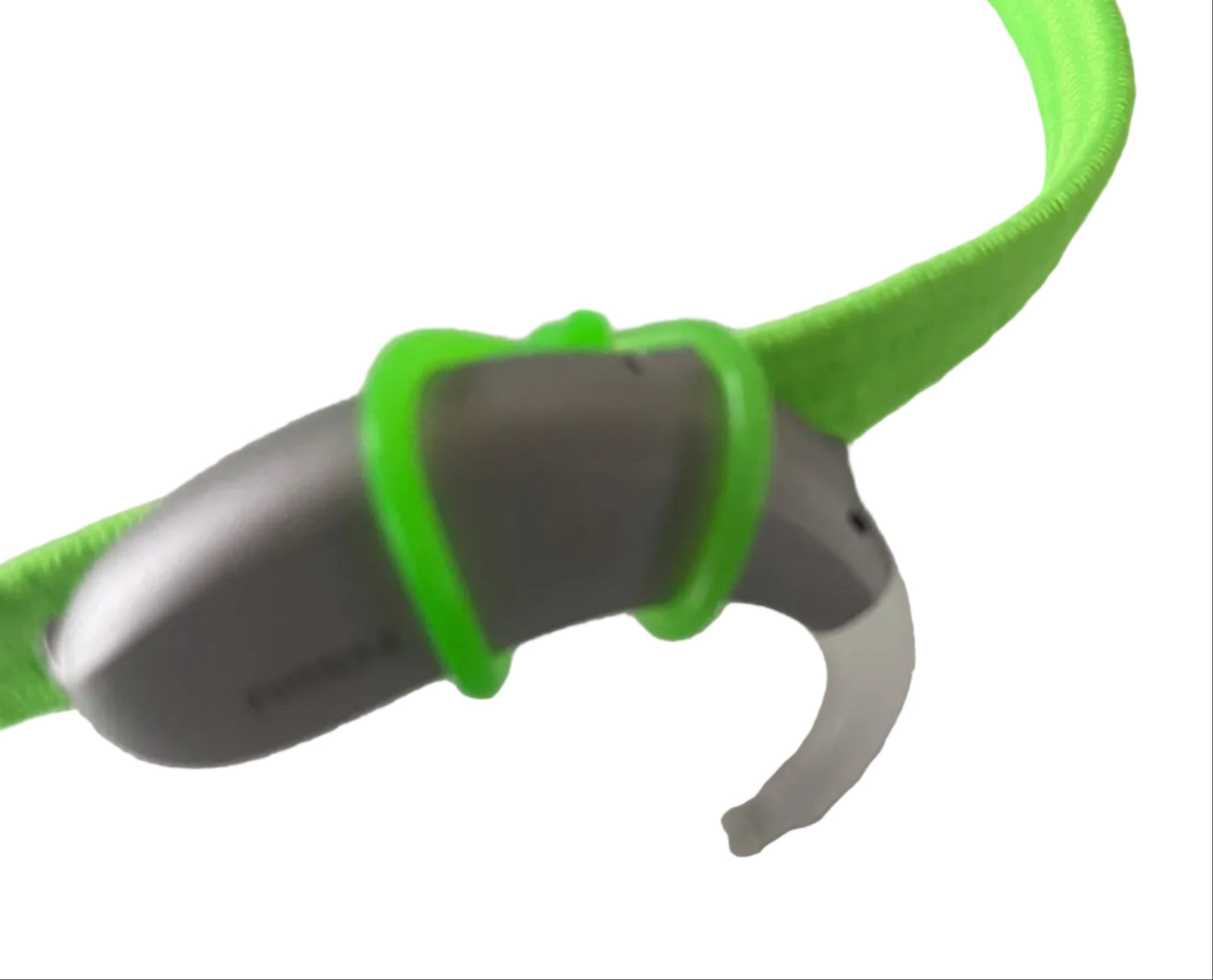 Bandeau elastique plat pour le maintien des implants cochleaires et aides auditives 10 mm large