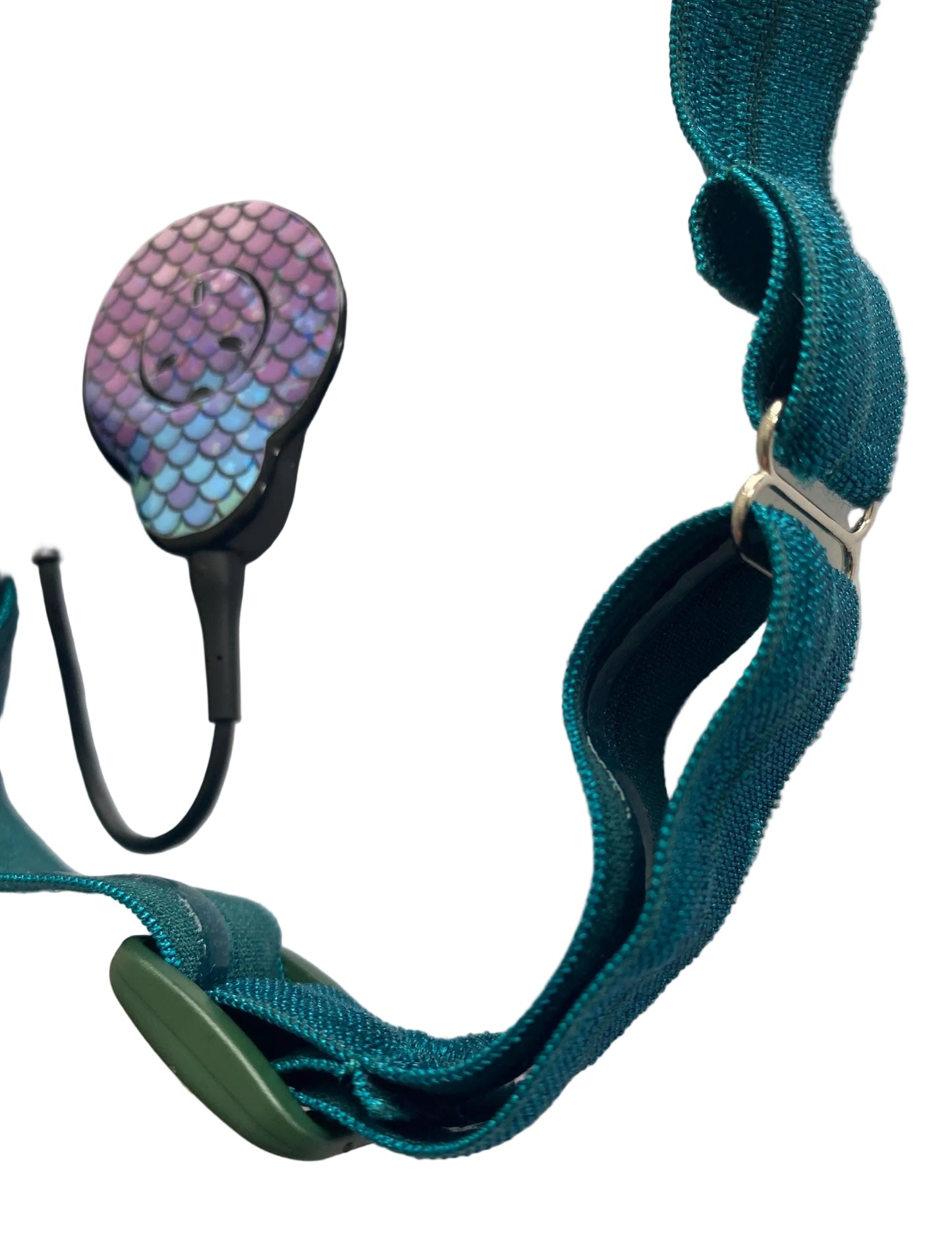 Bandeau en satin antidérapant avec nœud ou fleur coulissant pour implant cochléaire  et prothèses auditives