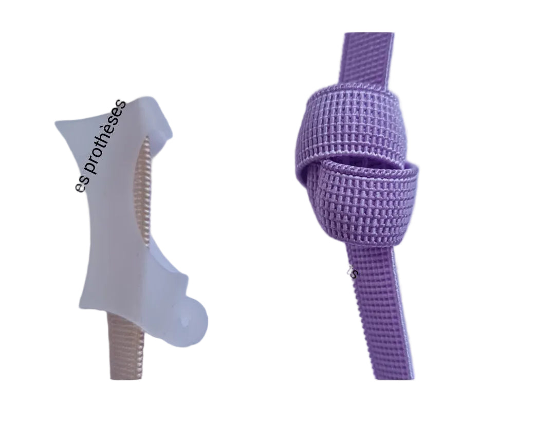 Bandeau antidérapant fin 10 mm pour maintien implant cochléaire et prothèses auditives taille reglable