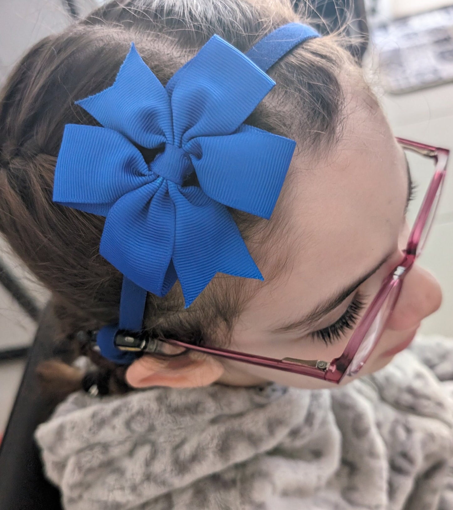 Bandeau antidérapant avec joli nœud pour bébés et jeunes enfants