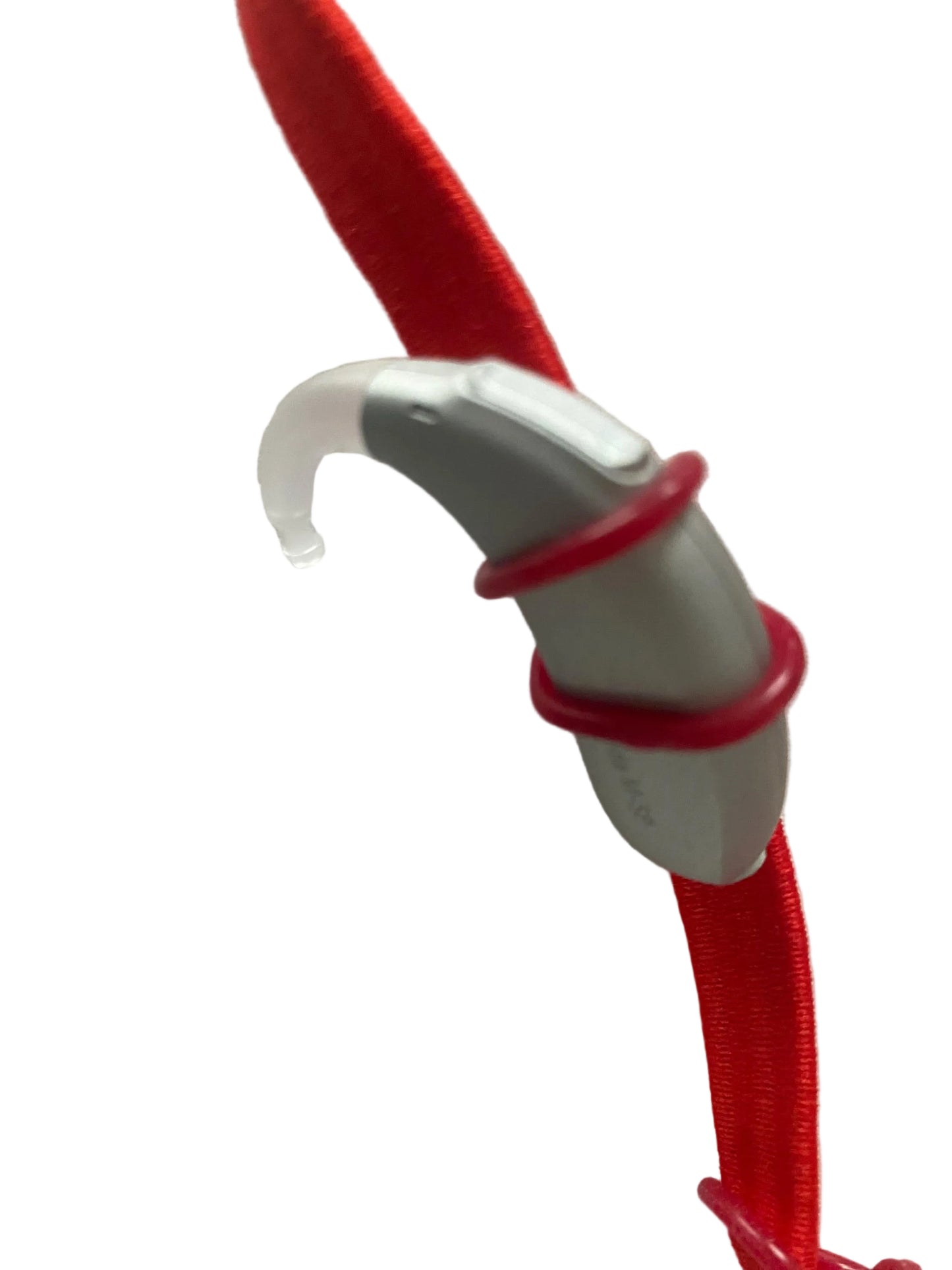 Bandeau elastique plat pour le maintien des implants cochleaires et aides auditives 10 mm large