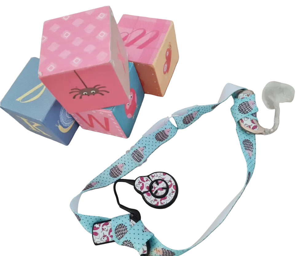 Bandeau ajustable pour bébé et enfant pour implant et prothèses