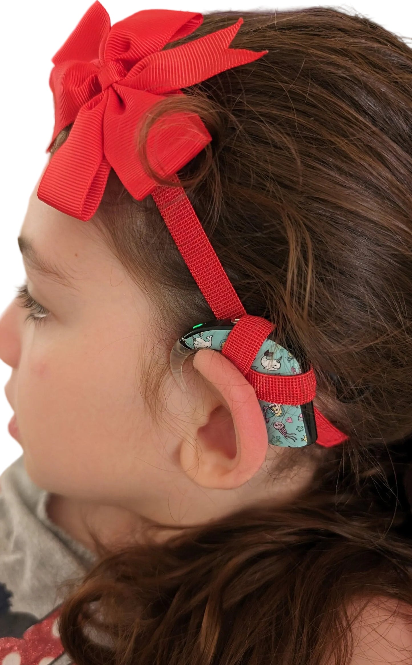 Bandeau antidérapant avec joli nœud pour bébés et jeunes enfants
