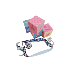 Bandeau réglable pour implant cochléaire et prothèses motif fusée pour enfant