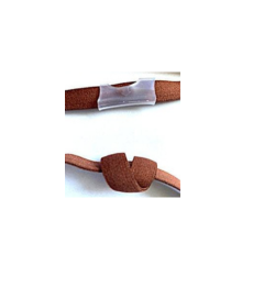 Bandeau antidérapant implant cochléaire et prothèse auditive extensible 10 mm de large