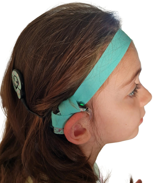 Bandeau maintien implant cochléaire et prothèses auditives brettes d oreille
