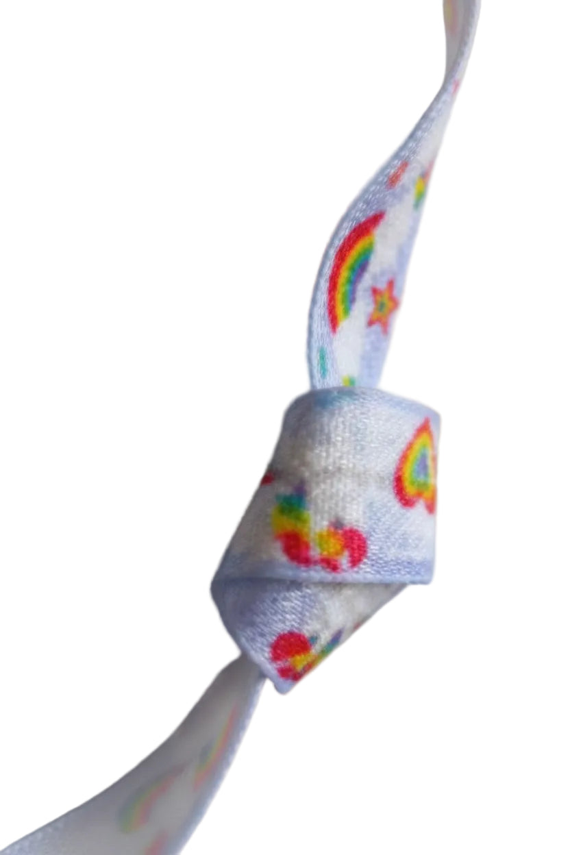bandeau ajustable pour implant cochleaire et aide auditive motif licorne