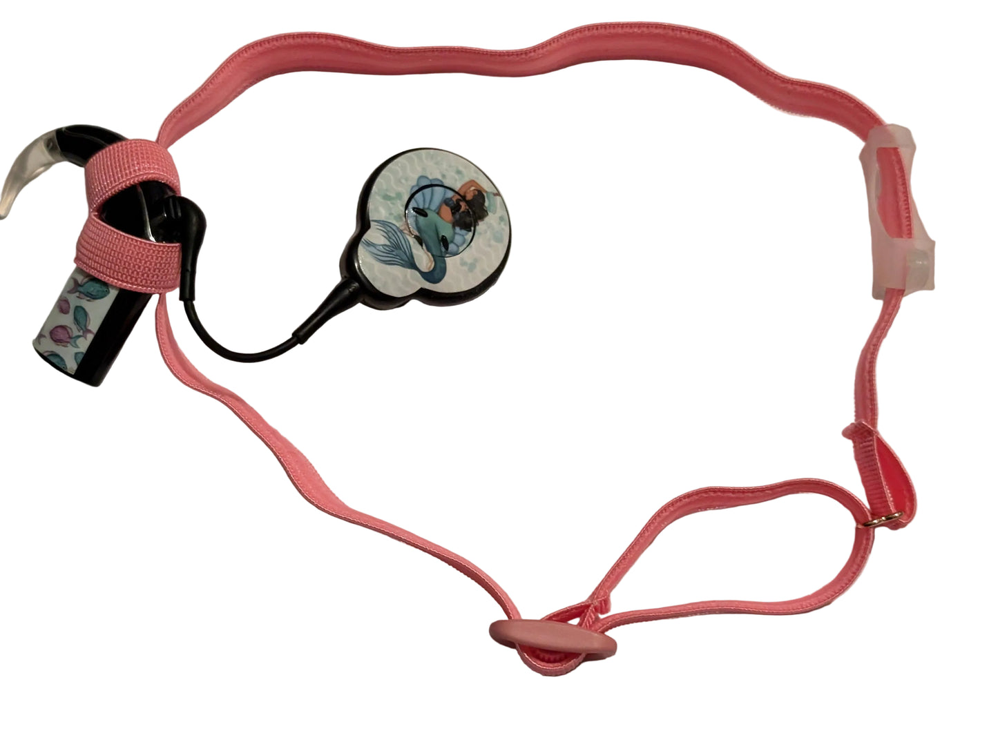 Bandeau antidérapant pour implant et prothèses auditives bimodal a taille ajustable