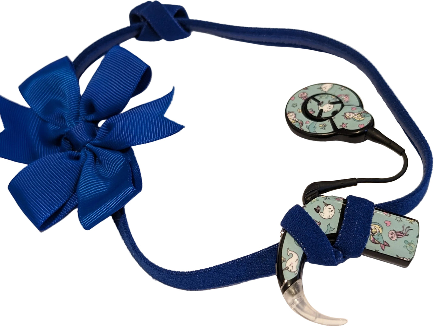 Bandeau antidérapant avec joli nœud pour bébés et jeunes enfants
