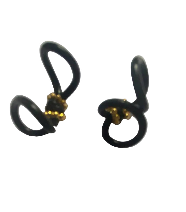 Support pour implant cochleaire et prothèse auditive a fixer sur les lunettes