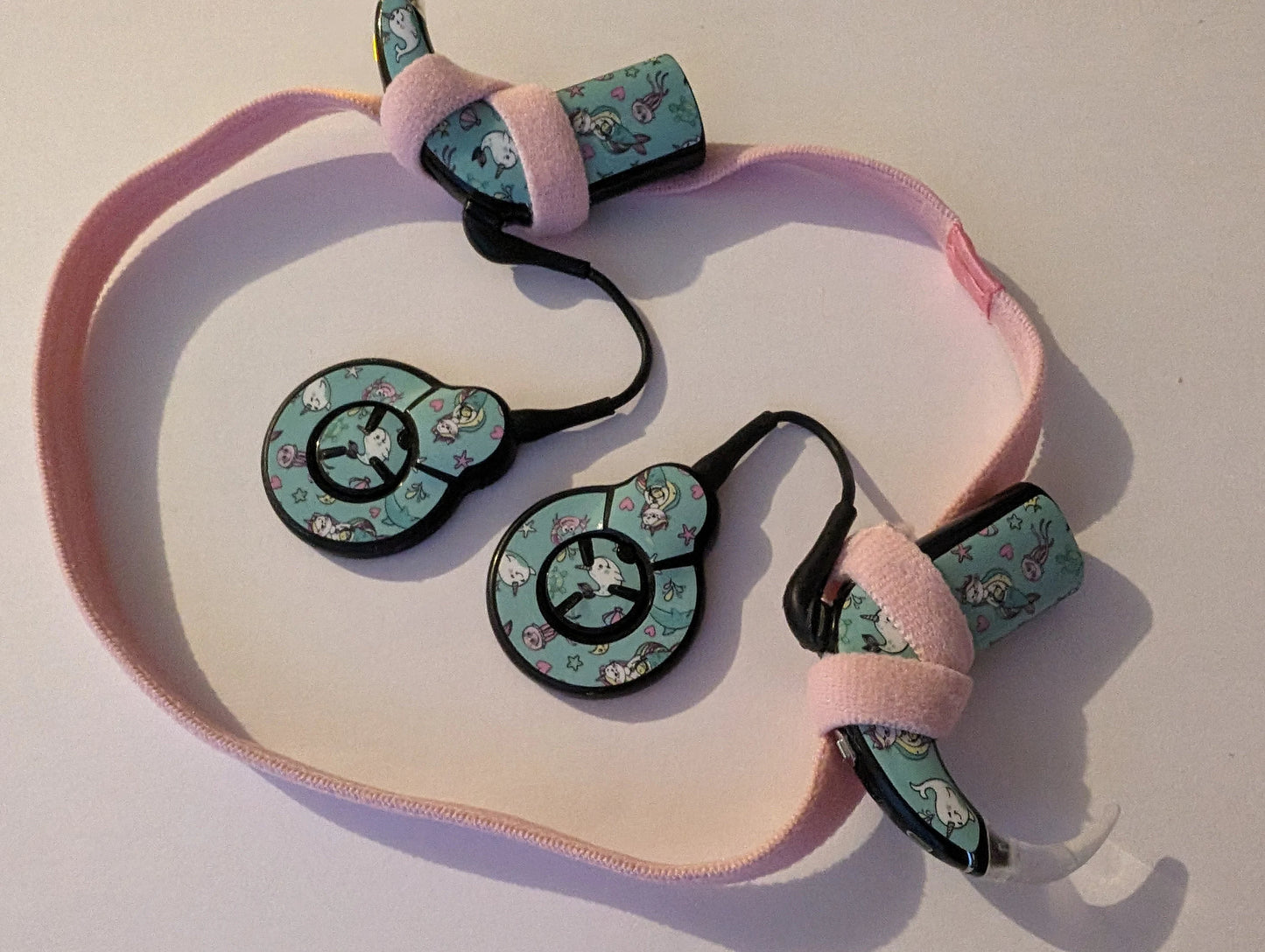 Bandeau sport antidérapant pour implant cochleaire et prothese auditive