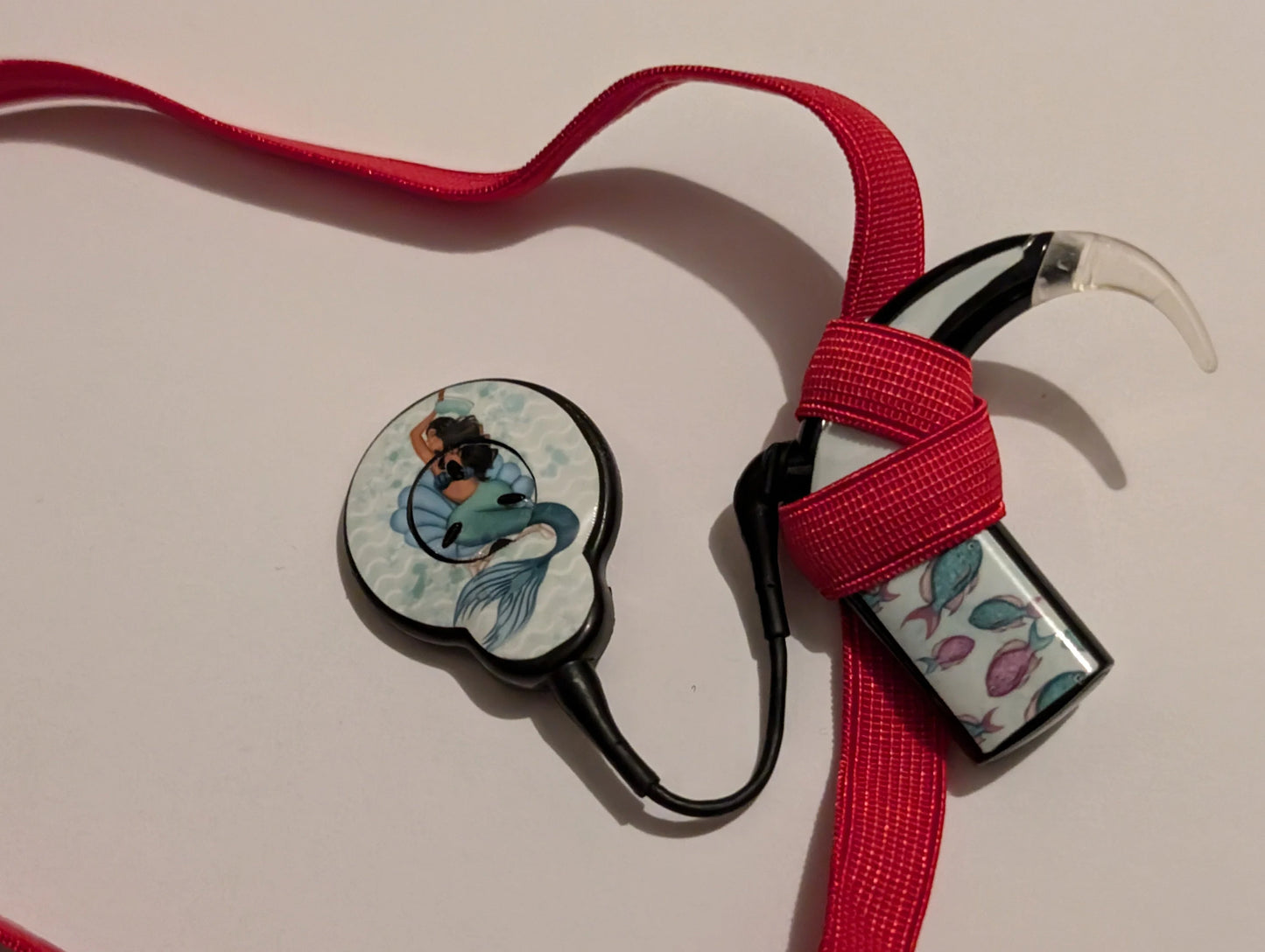 Bandeau antidérapant ajustable pour implant cochleaire et aide auditive 10 mm