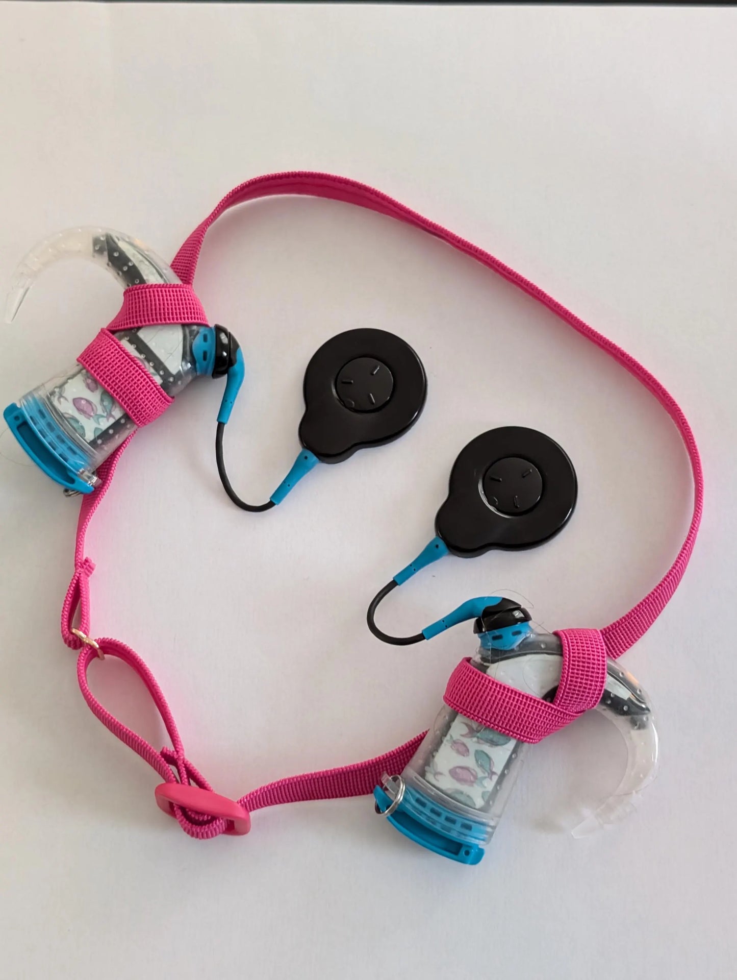 Bandeau antiderapant ajustable pour kit eau implant cochleaire spécial natation