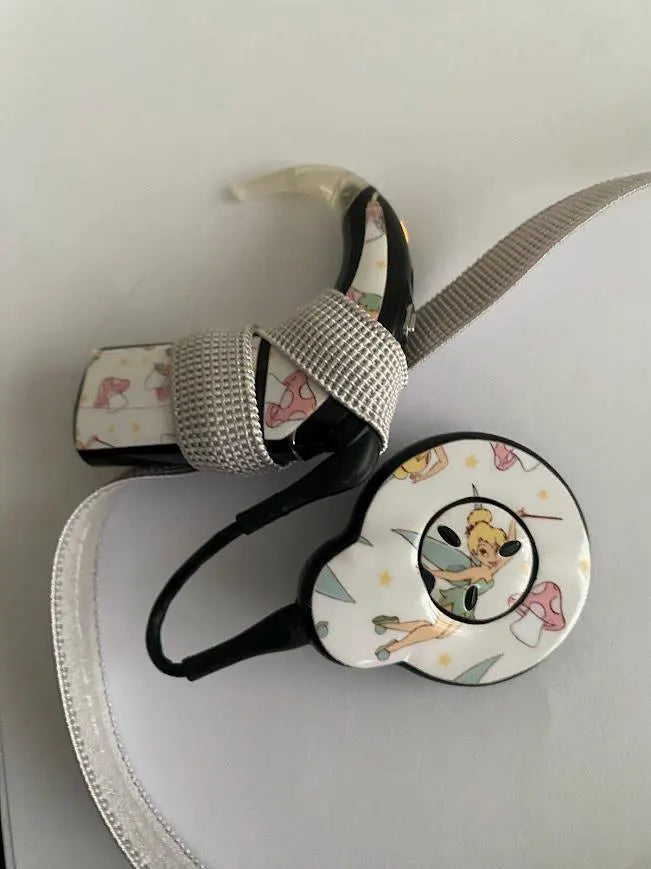 Bandeau antidérapant ajustable pour implant cochleaire et aide auditive 10 mm