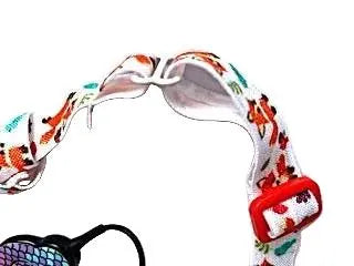Bandeau ajustable pour implant cochleaire et prothese auditive motif renard