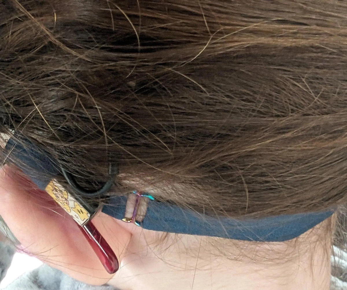 Bandeaux ajustable uni pour implant cochleaire et aide auditive coloris mat