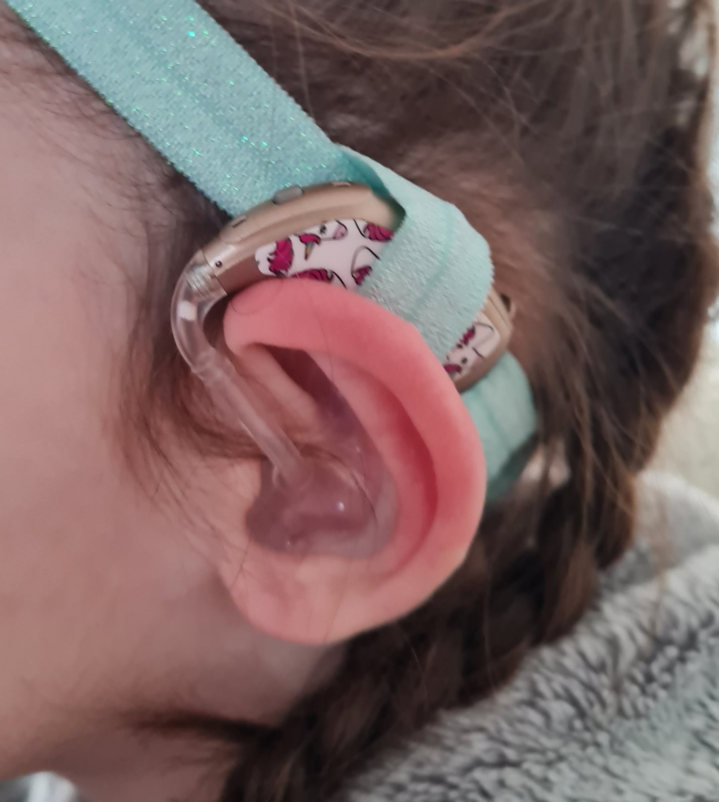 Bandeaux réglables ou classique a paillettes pour implant cochléaire et prothèse auditive - Bretelles d oreilles